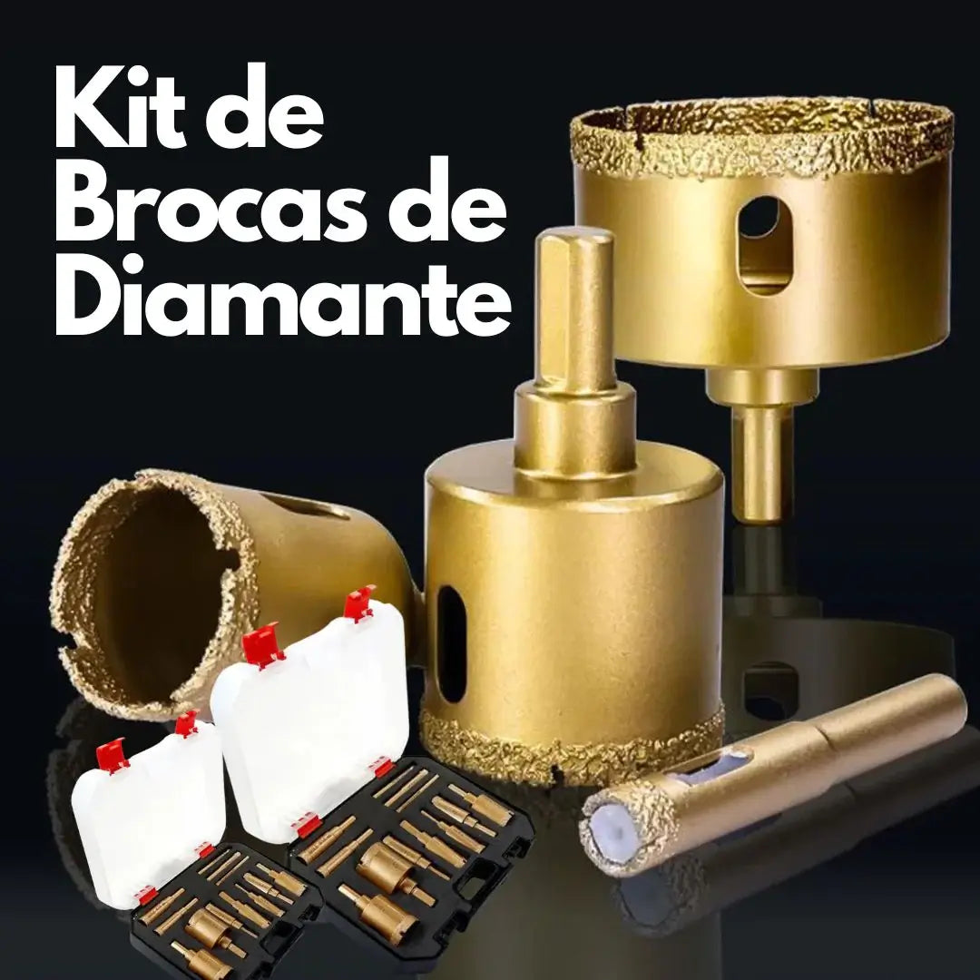 Kit de Brocas Diamantadas